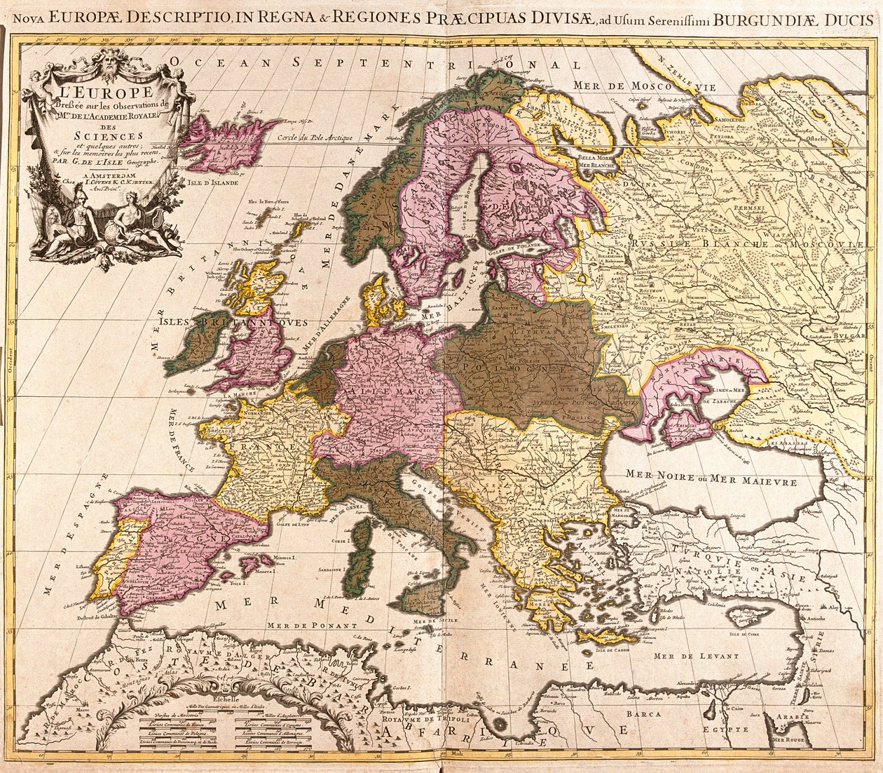Europe by Guillaume Delisle