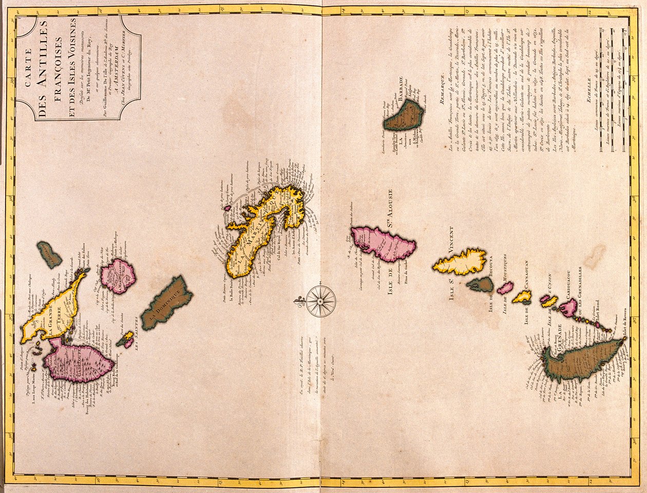 Windward Islands by Guillaume Delisle