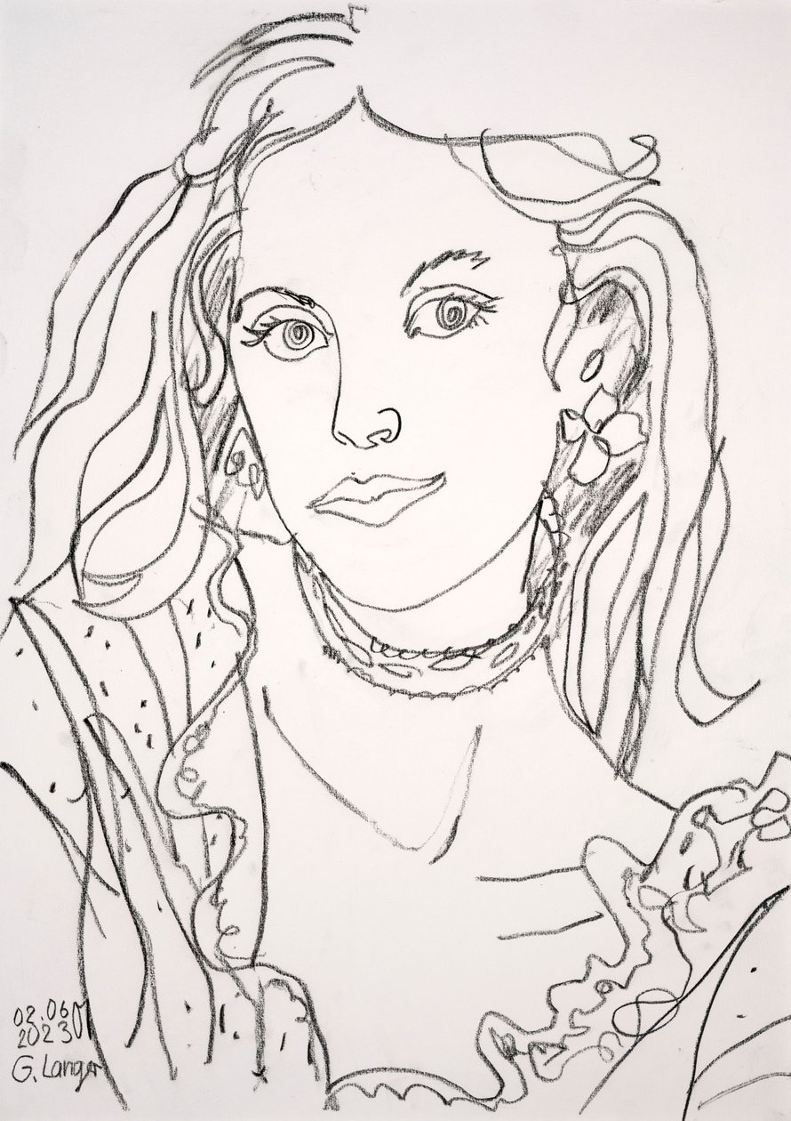 Female Student by Gunter Langer