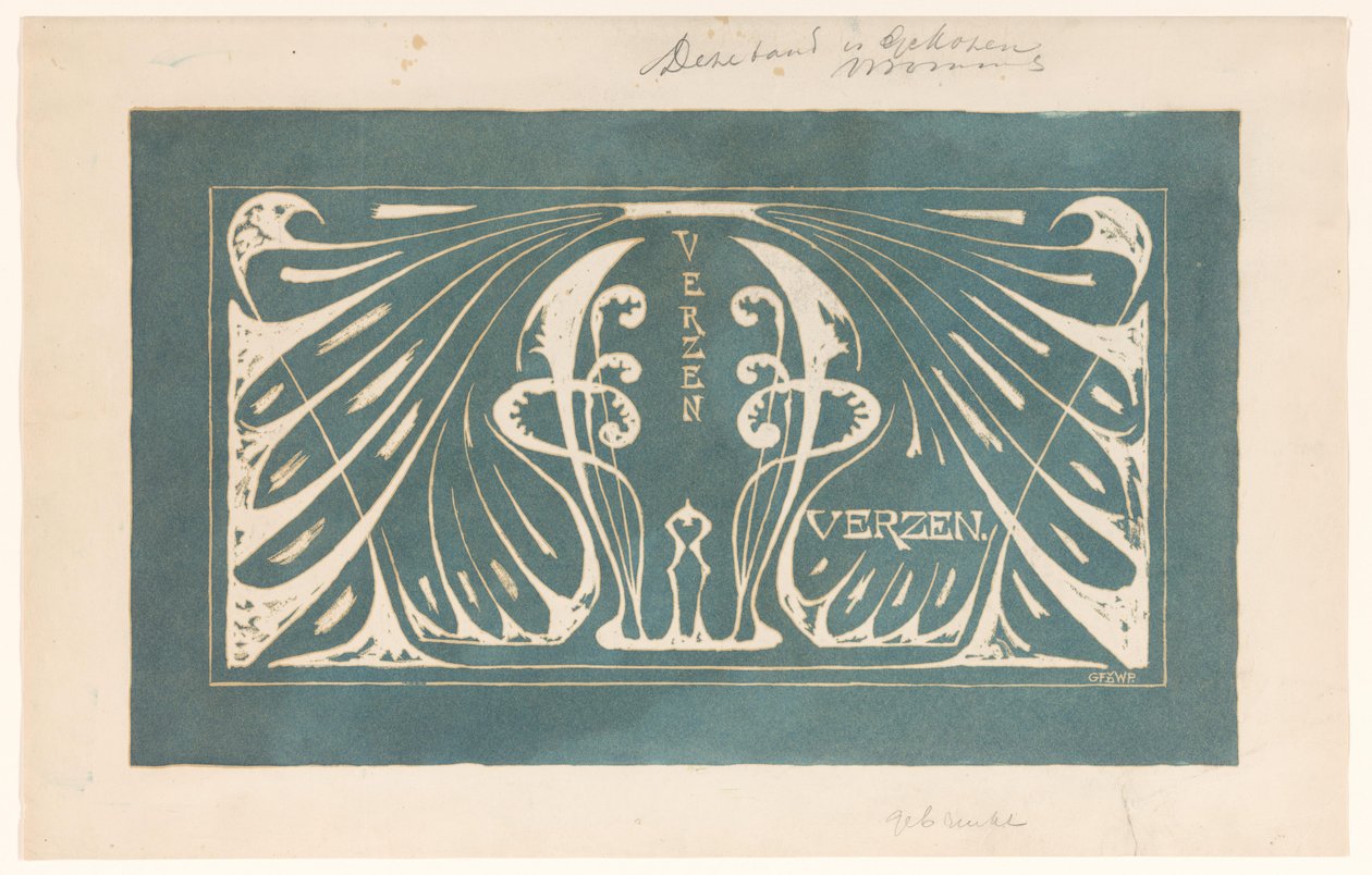 Book Cover by Gust van de Wall Perné