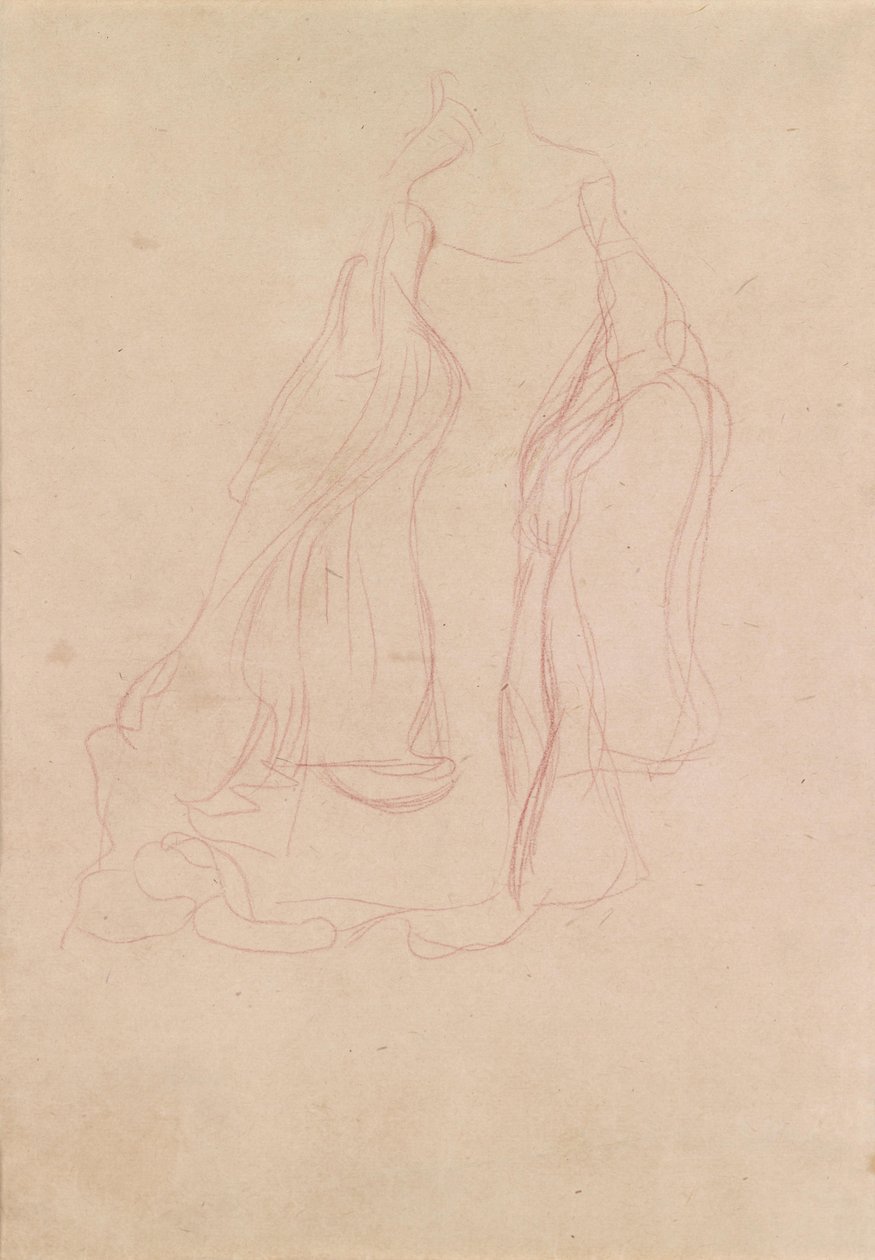 Costume Study Front View of ND150 by Gustav Klimt