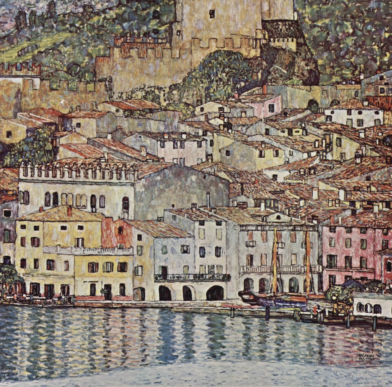 Malcesine on Lake Garda by Gustav Klimt