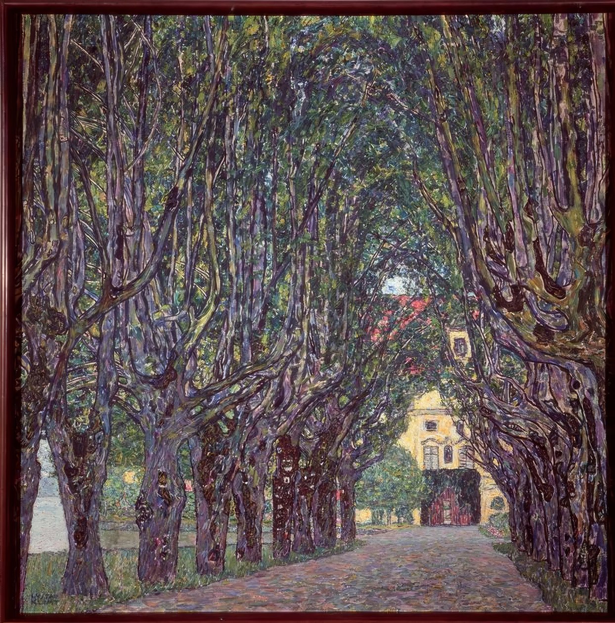 Avenue in the Manor House Chamber, Upper Austria by Gustav Klimt