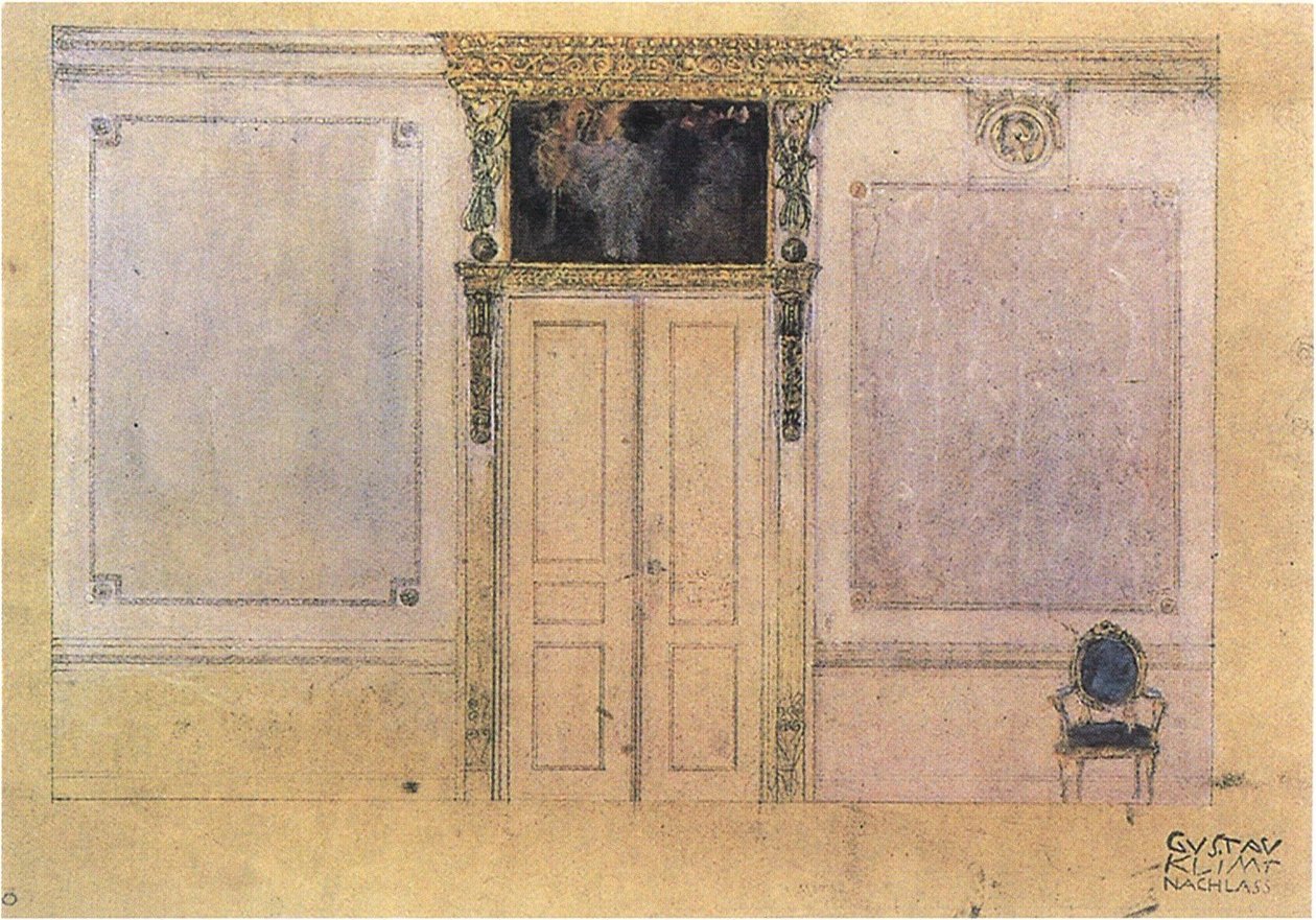 Design for the Music Salon in Palais Dumba by Gustav Klimt