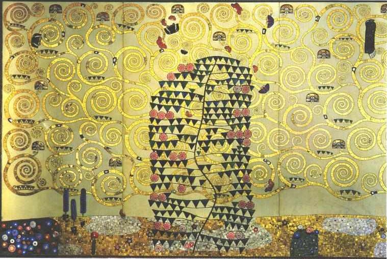 Fulfillment - Template for the Stoclet Frieze by Gustav Klimt