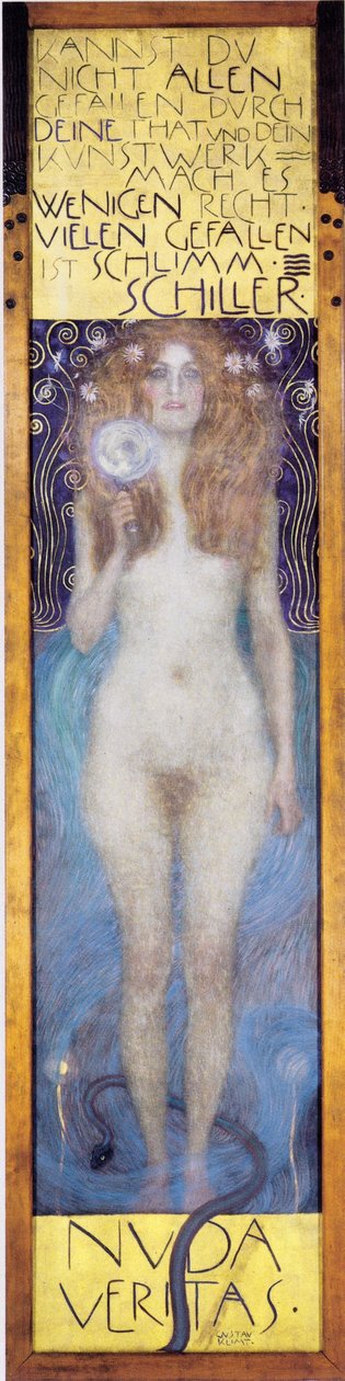 Nuda Veritas by Gustav Klimt