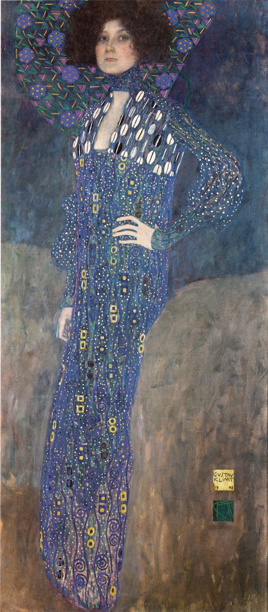 Portrait of Emilie Flöge by Gustav Klimt