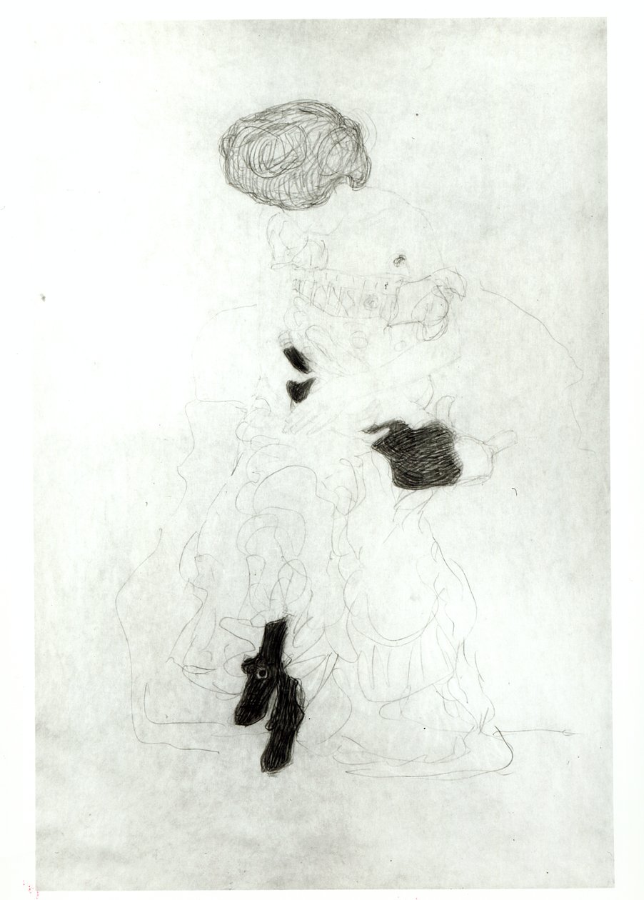 Seated Woman by Gustav Klimt