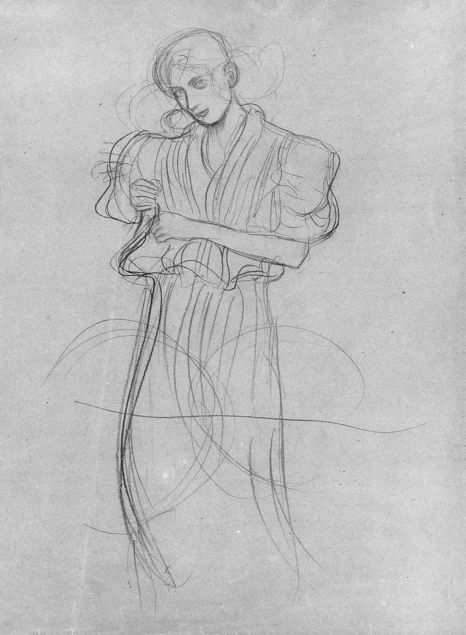 Standing Robed Woman, 1903 by Gustav Klimt