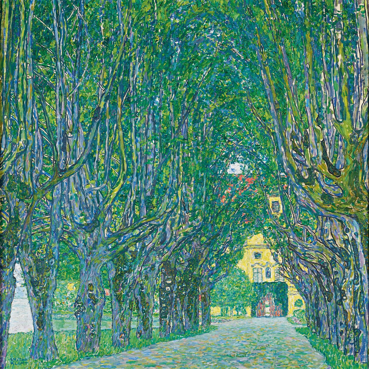 Avenue to Kammer Castle by Gustav Klimt