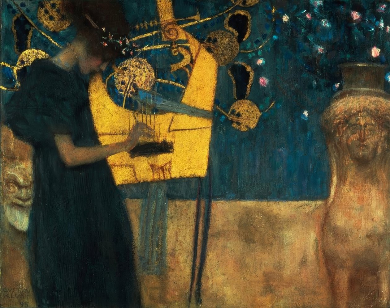 The Music by Gustav Klimt