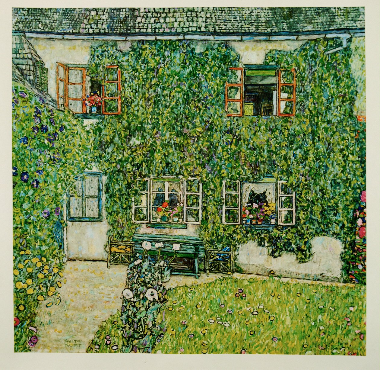 Forestry House in Weissenbach on Attersee-Lake by Gustav Klimt