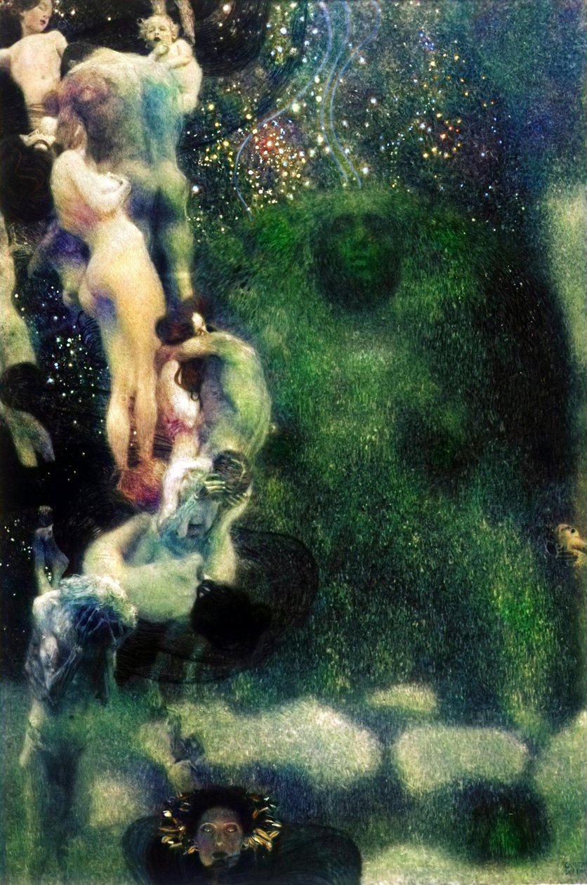 Klimt University of Vienna Ceiling Paintings by Gustav Klimt