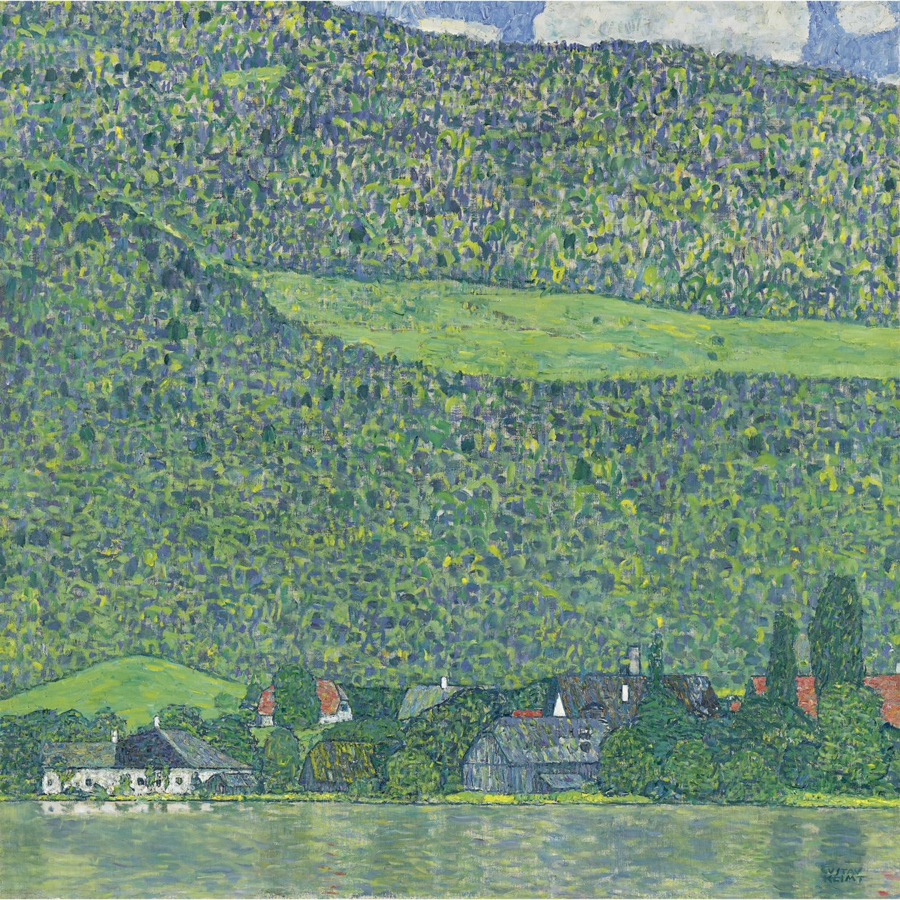 Litzlberg on the Attersee, 1914-1915 by Gustav Klimt