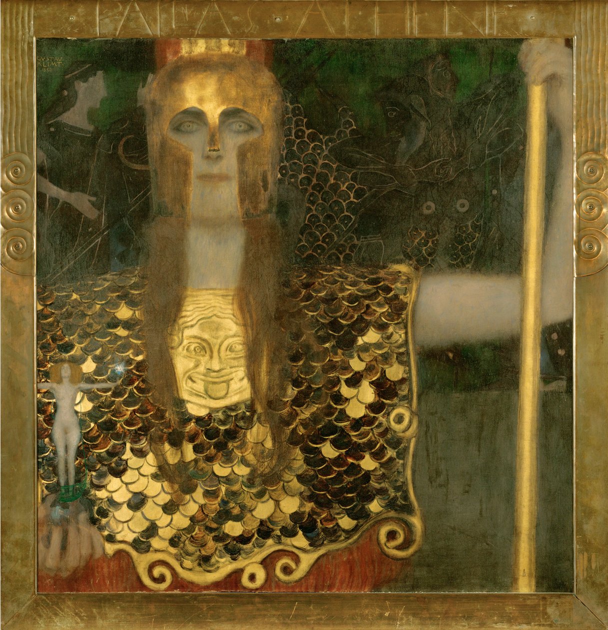 Pallas Athene by Gustav Klimt