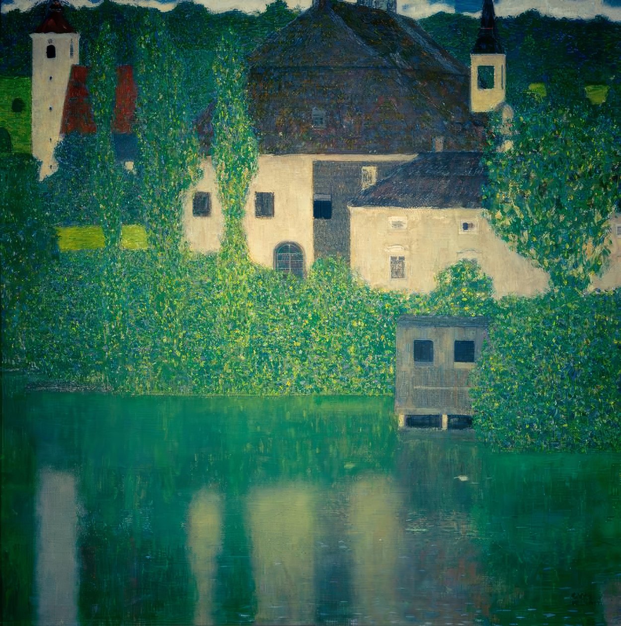 Schloss Kammer on the Attersee I by Gustav Klimt