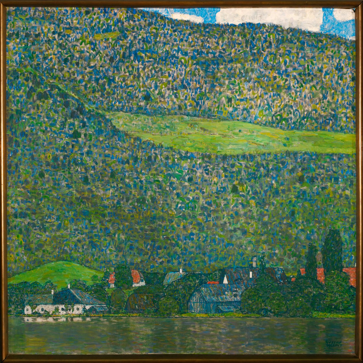 Unterach on Lake Attersee, Austria by Gustav Klimt