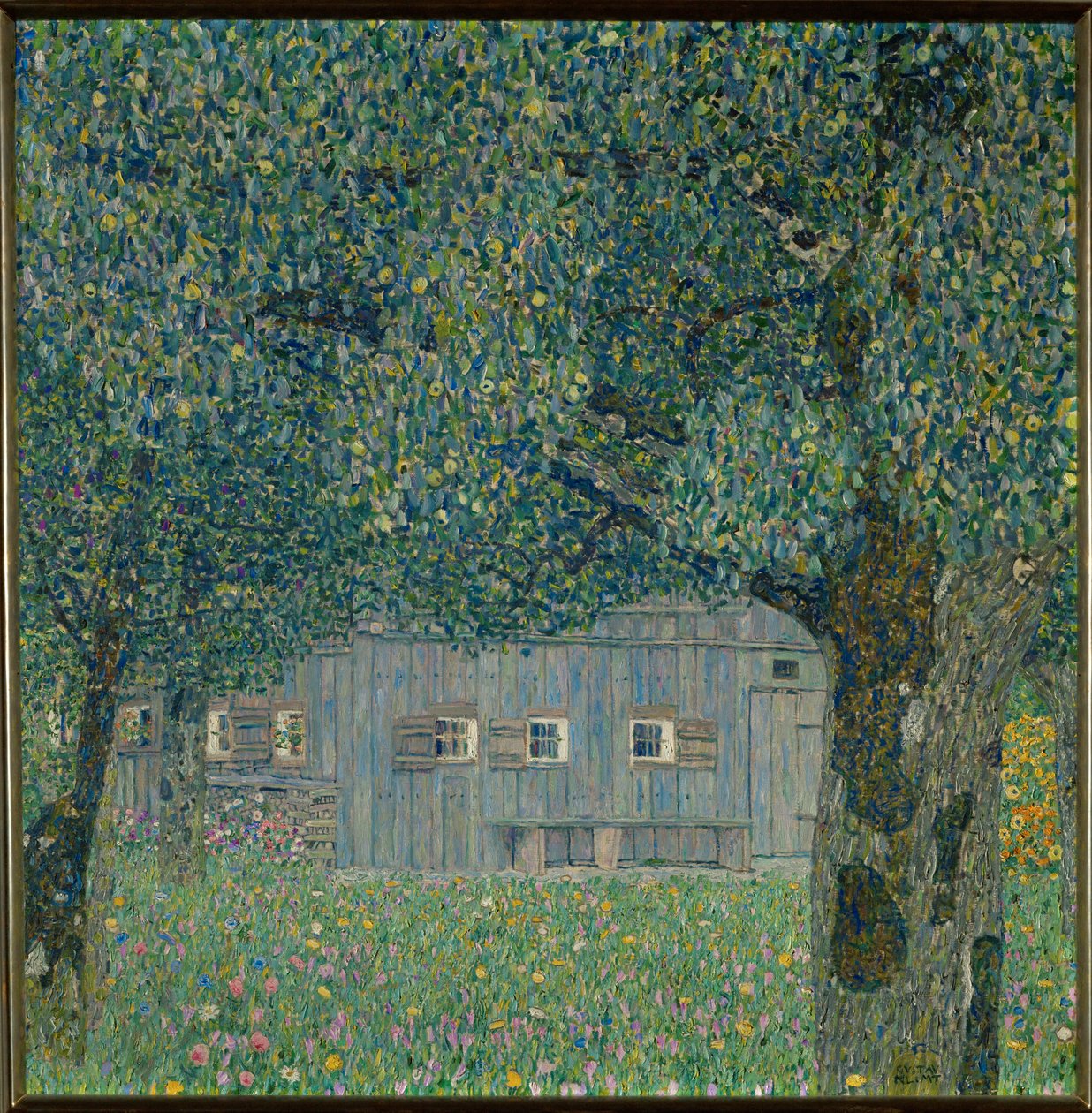 Upper Austrian Farmhouse by Gustav Klimt