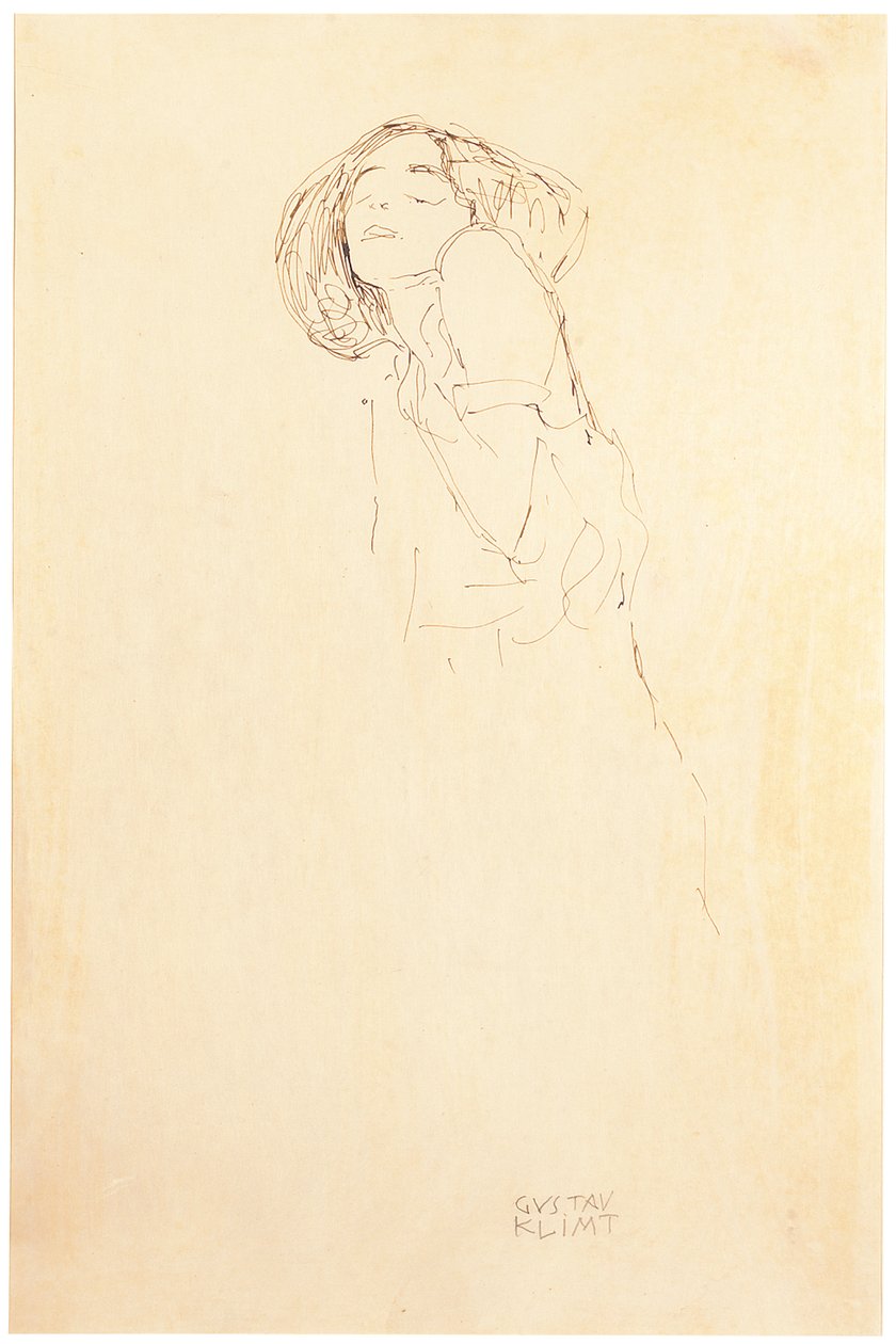 Woman from the Left by Gustav Klimt