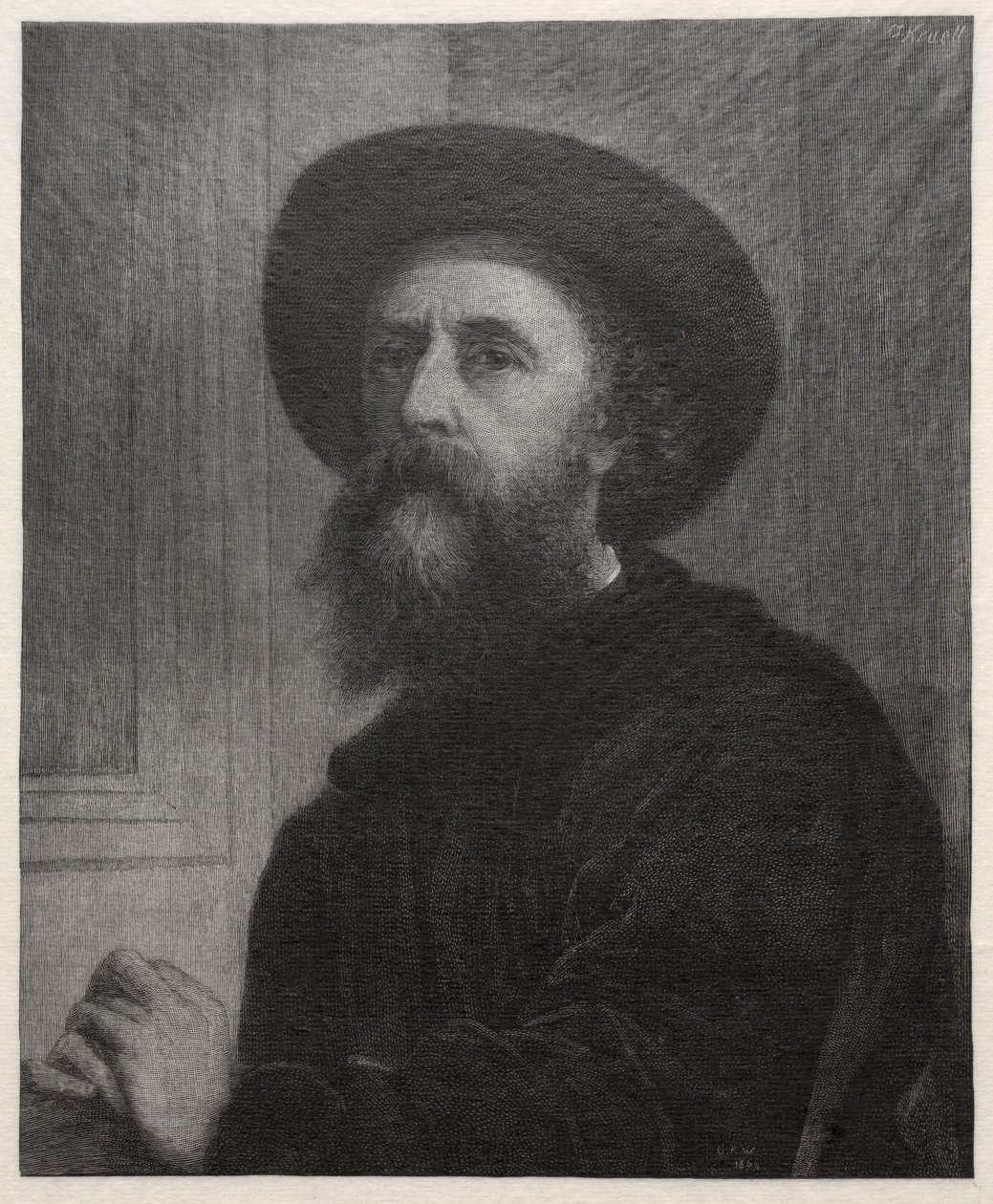 George Frederick Watts by Gustav Kruell