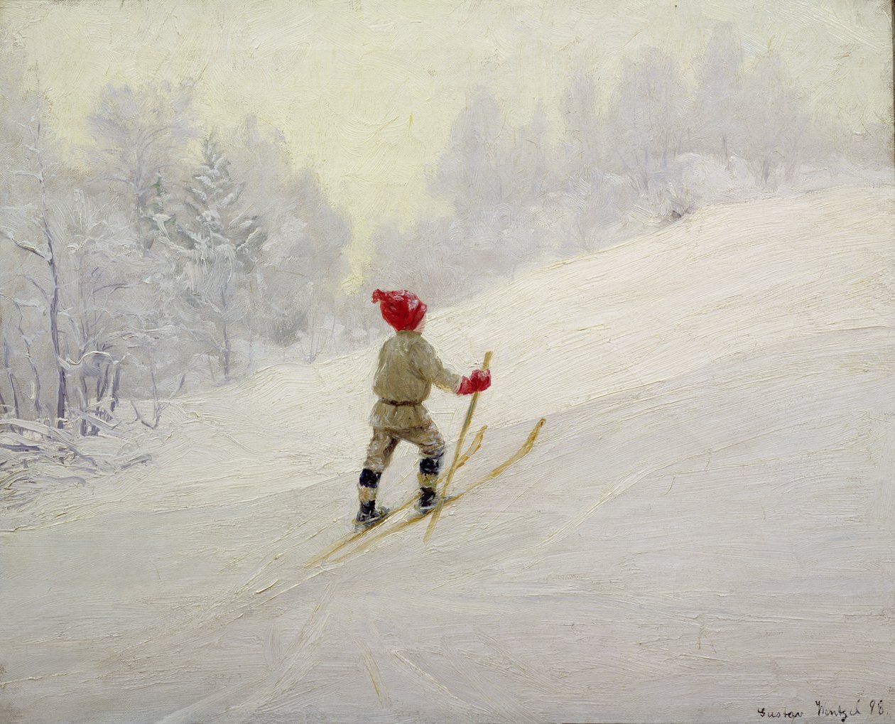 Ski Training by Gustav Wentzel