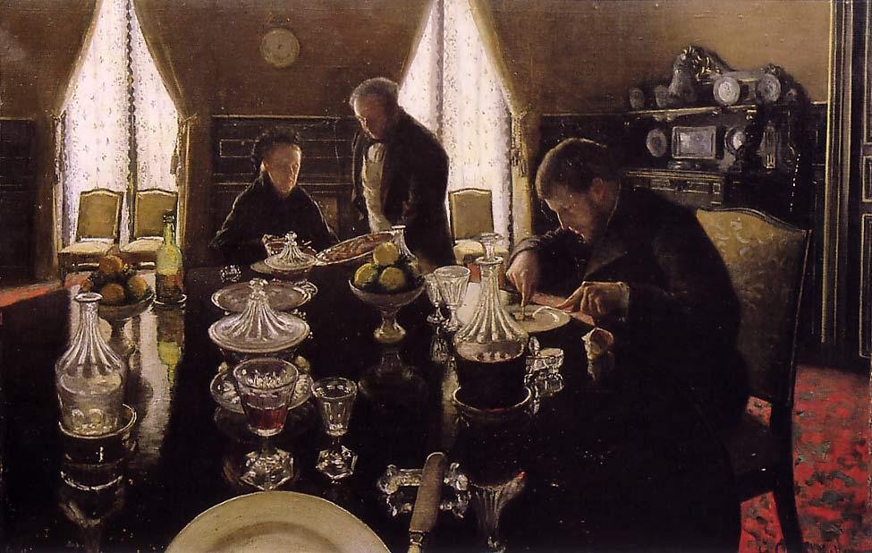 The Lunch by Gustave Caillebotte