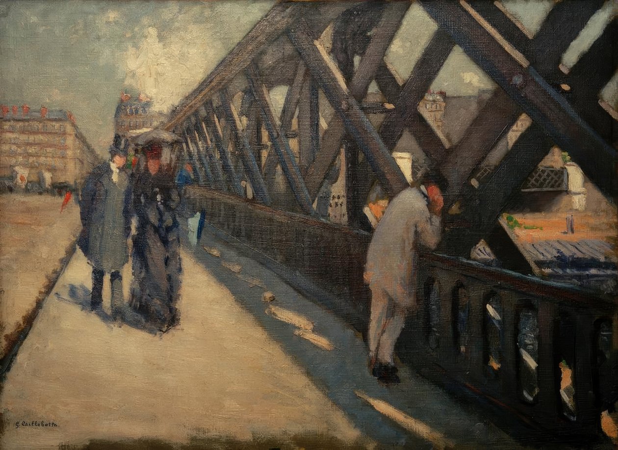 The Europe Bridge, Sketch by Gustave Caillebotte