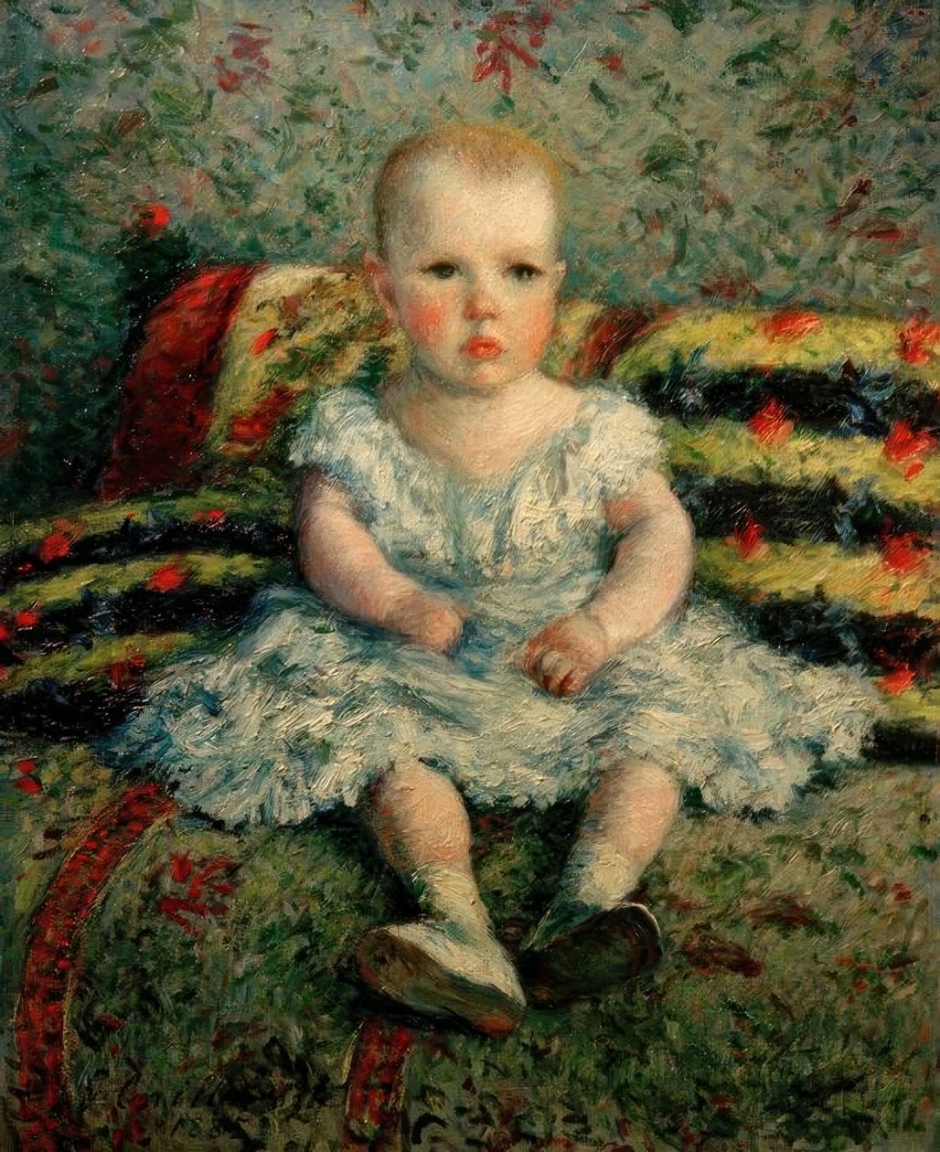 The Child on the Couch by Gustave Caillebotte