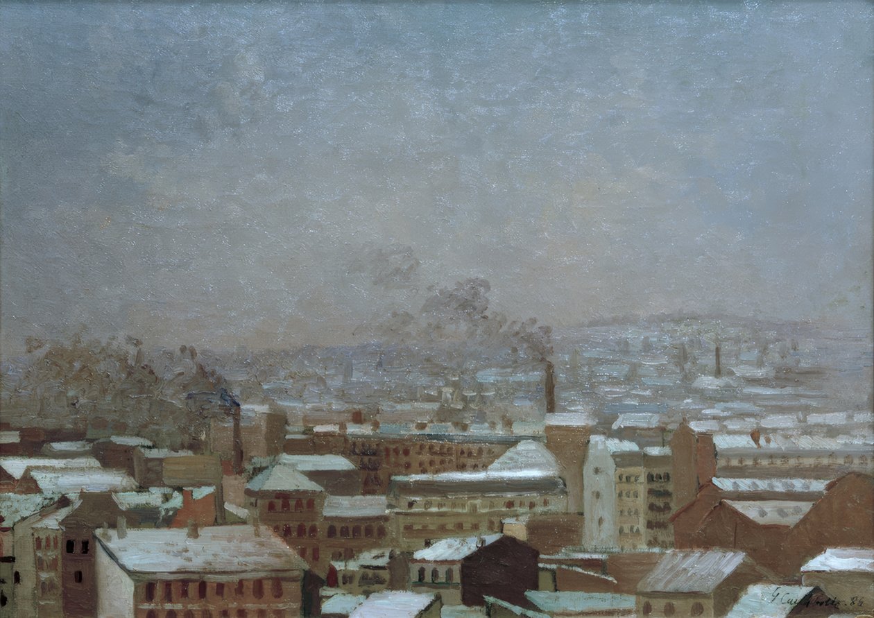 Paris in the Snow by Gustave Caillebotte