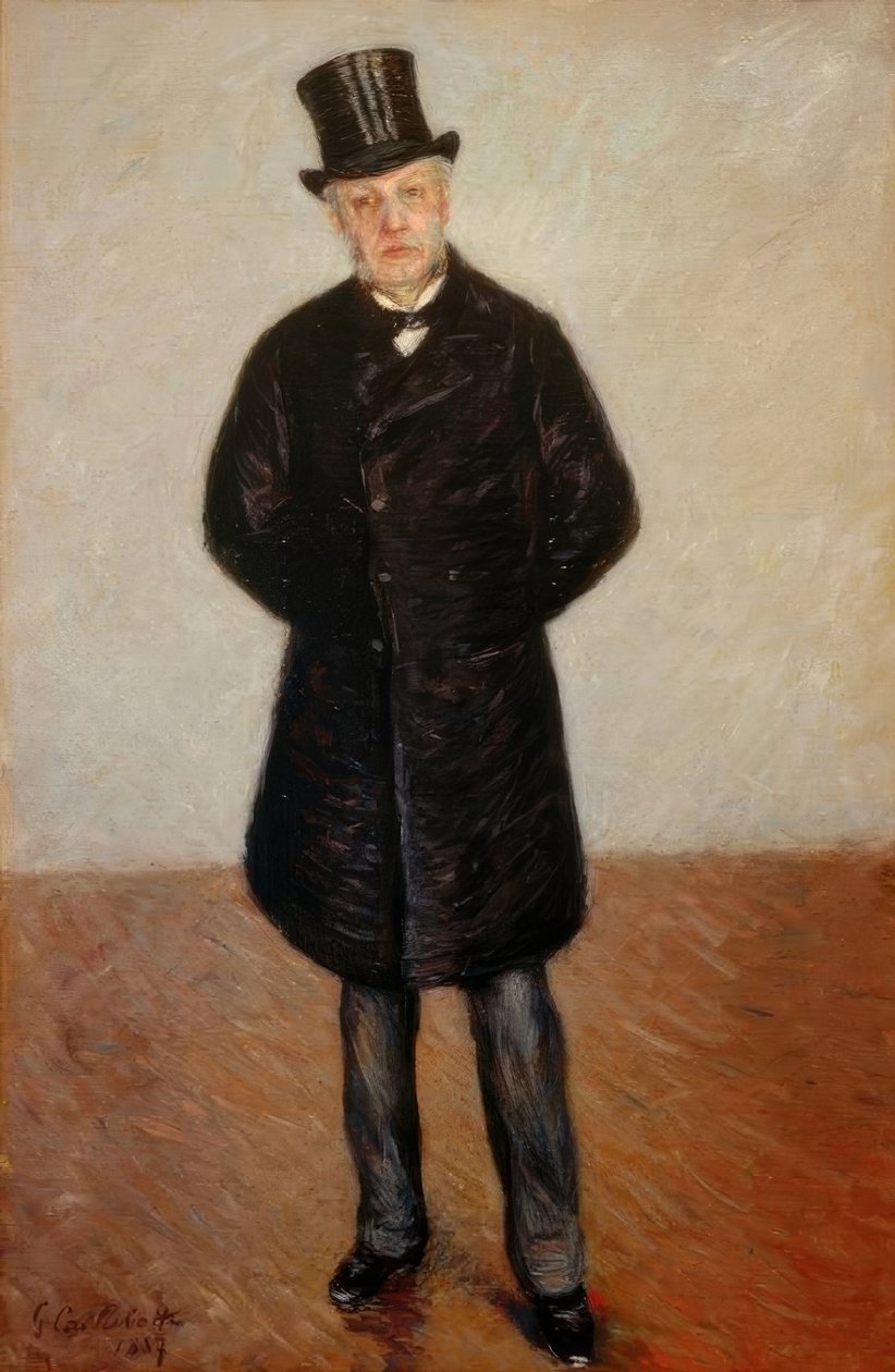Portrait of Jean Daurelle, also called Portrait of a Man by Gustave Caillebotte