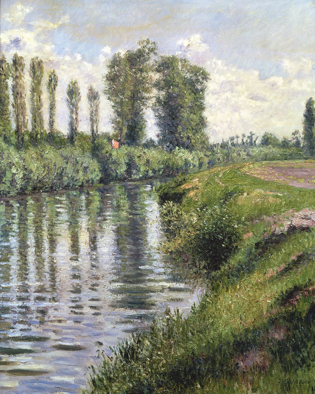Small Branch of the Seine at Argenteuil by Gustave Caillebotte