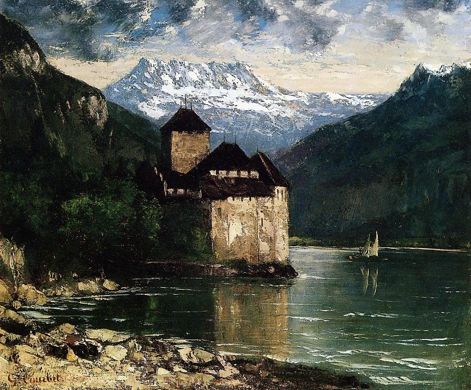 Chillon Castle by Gustave Courbet