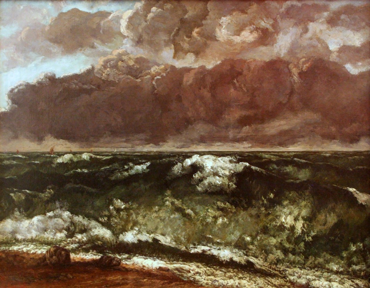 The Wave by Gustave Courbet