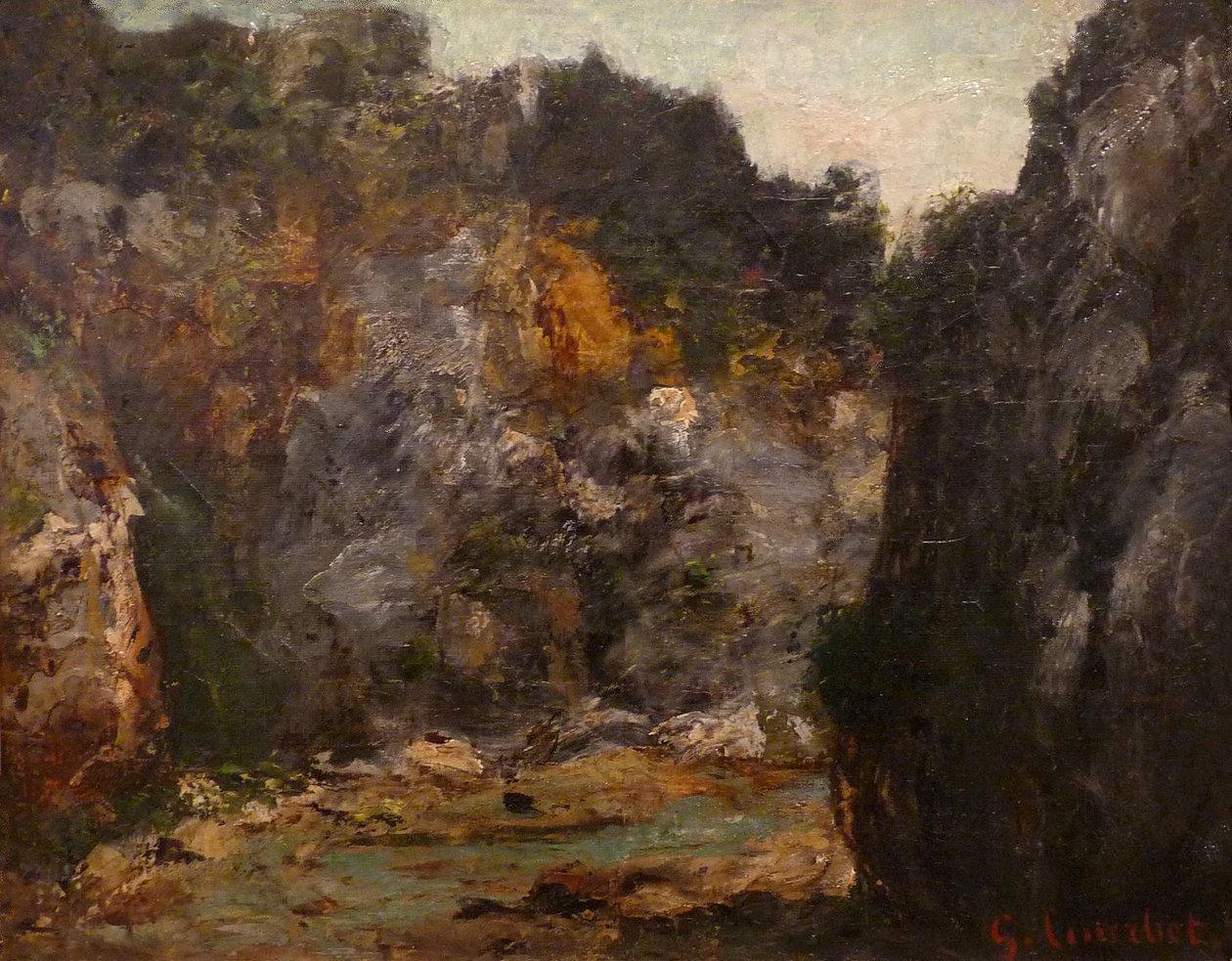 The Parade by Gustave Courbet