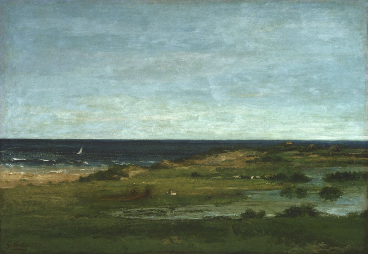 Scene of the Coast by Gustave Courbet