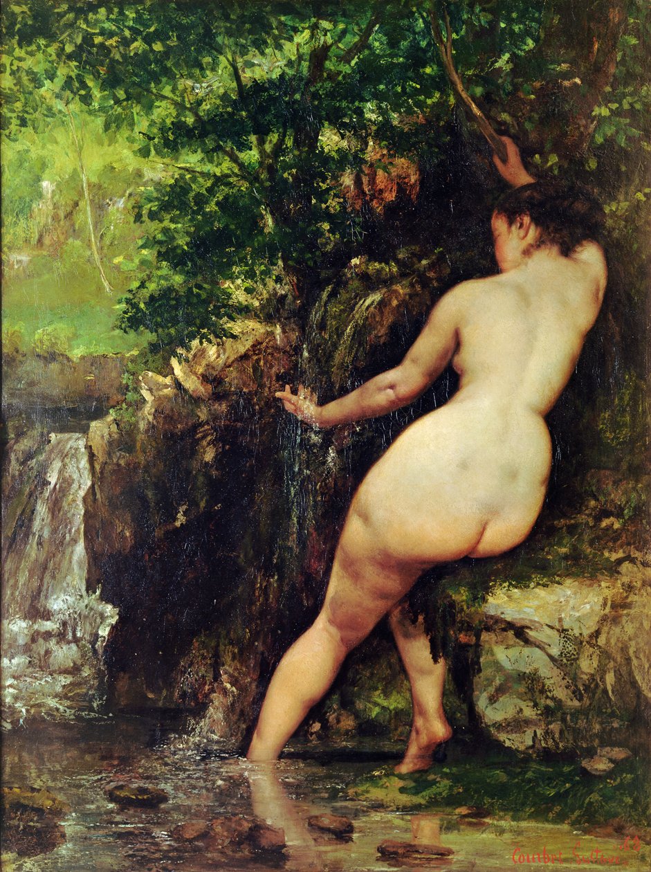 The Source or Bather at the Source by Gustave Courbet