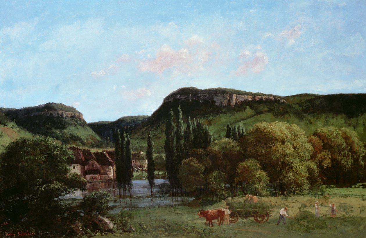 View of Ornans, 1864 by Gustave Courbet