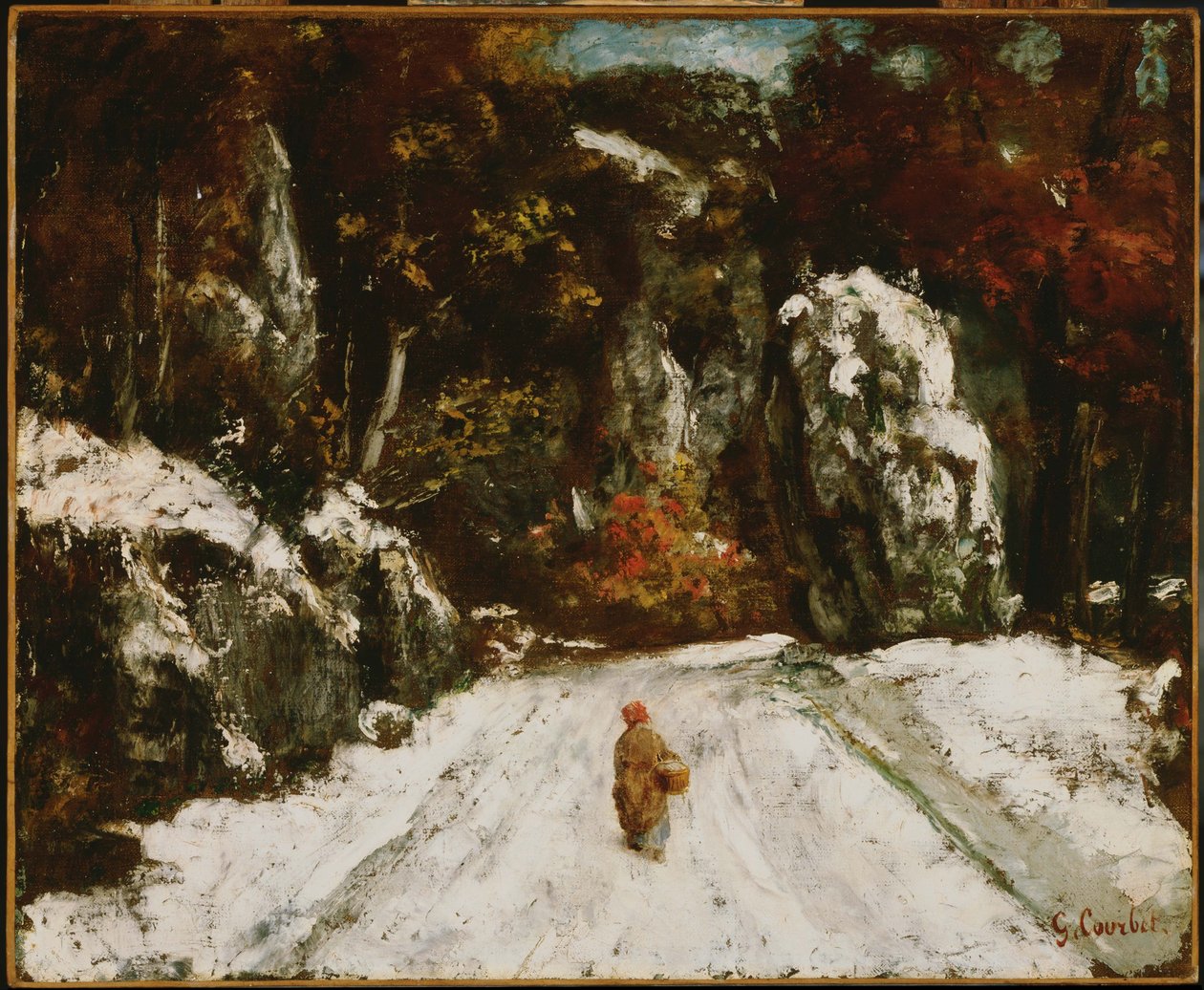 Winter in the Jura by Gustave Courbet