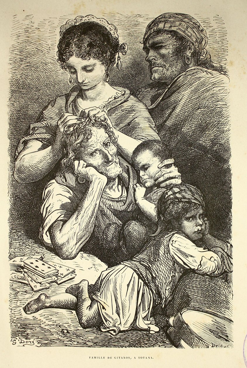Gypsy Family in Totana by Gustave Dore