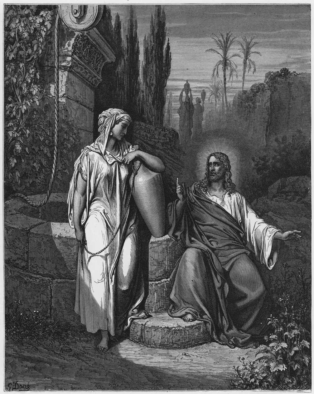 Jesus and the Woman of Samaria by Gustave Dore