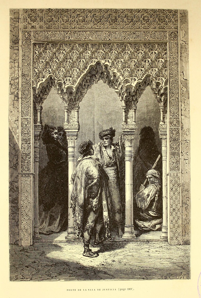 Gate of the Hall of Justice by Gustave Dore