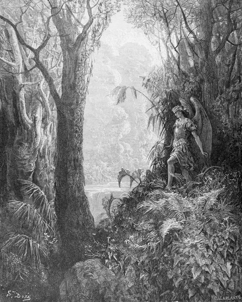 Satan in Paradise, from Book IV of 