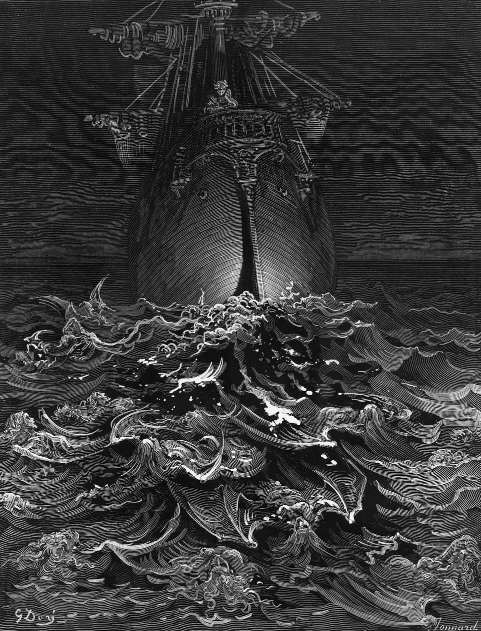 The Mariner Gazes on the Ocean and Laments His Survival While All His Fellow Sailors Have Died, Scene from 
