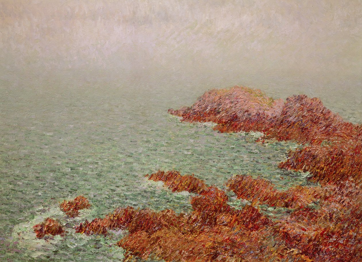 Les Rochers Rouges: Belle-Isle, 1904 by Gustave Loiseau