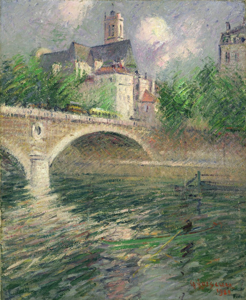 The Church of St. Gervais by Gustave Loiseau