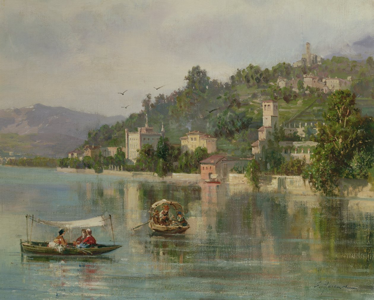 Lake Como by Gustave Mascart