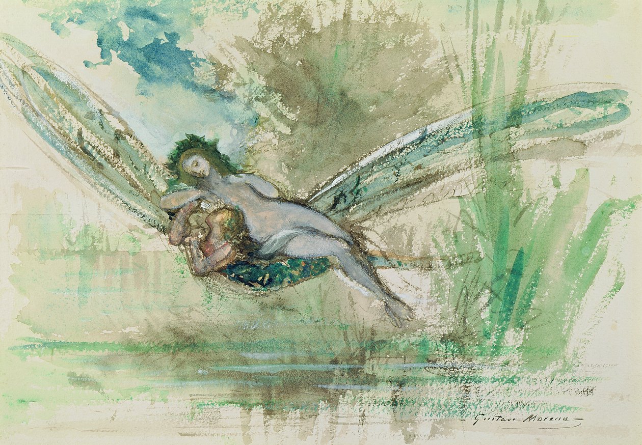 Dragonfly by Gustave Moreau