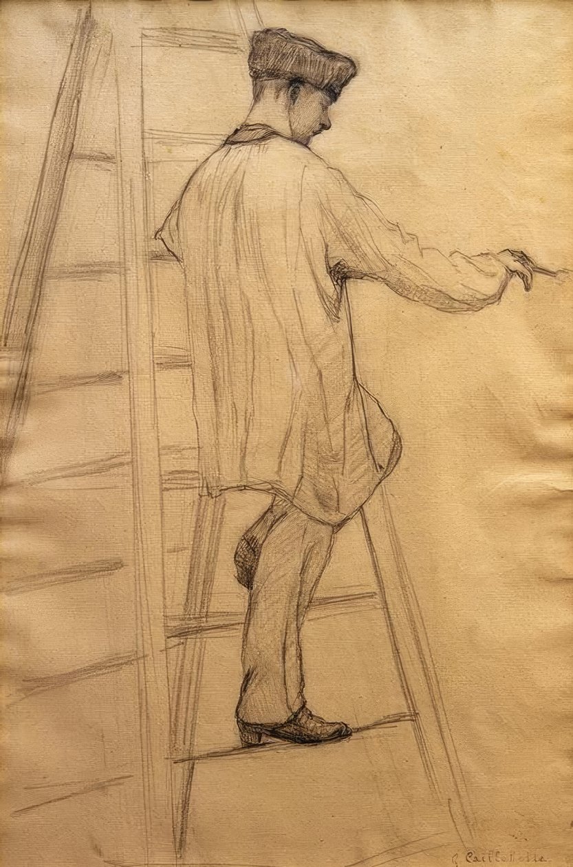 Study for The House Painters by Gustave Caillebotte