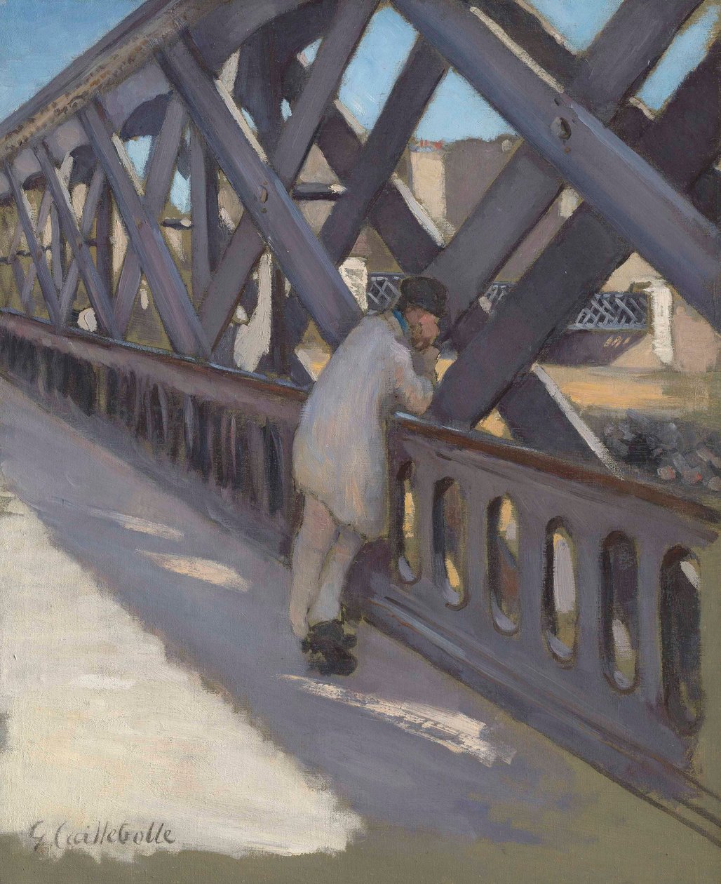 The Bridge of Europe – Partial Study by Gustave Caillebotte