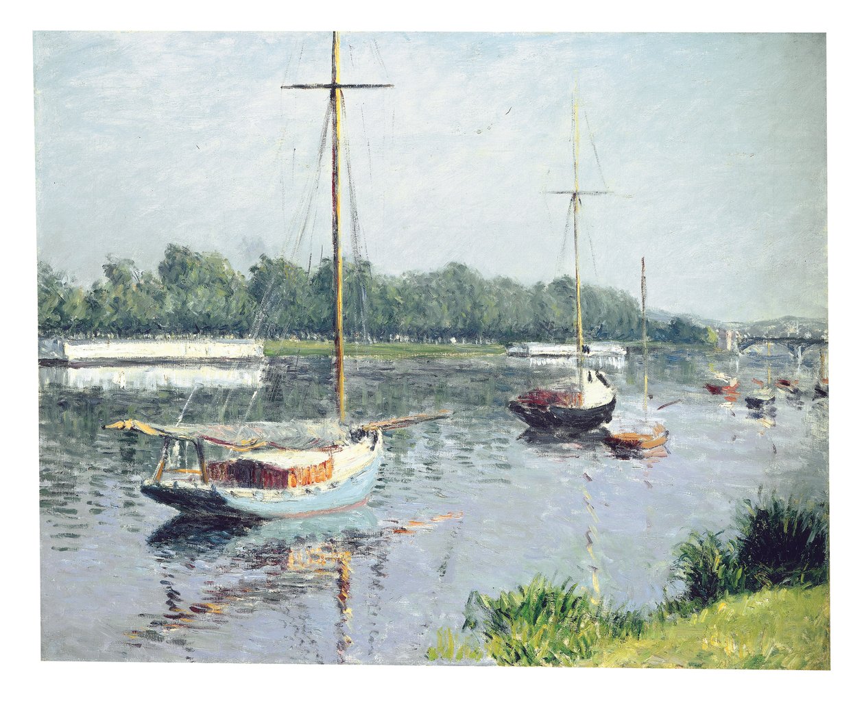 The Basin of Argenteuil by Gustave Caillebotte